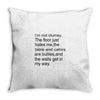 i'm not clumsy Throw Pillow