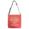 die hard ugly sweater Adjustable Strap Totes