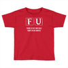 F U Cards Toddler T-shirt