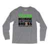 Vegan Because Plant Powered Badass Long Sleeve Shirts