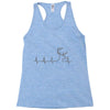 hunting heartbeat Racerback Tank