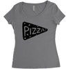 Pizza Women's Triblend Scoop T-shirt