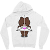 brown Zipper Hoodie