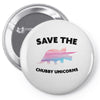 Save The Chubby Unicorns Pin-back button