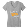 bump in the night Women's V-Neck T-Shirt