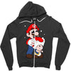 mario licking toad Zipper Hoodie