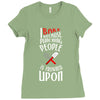 i bake because punching people is frowned upon Ladies Fitted T-Shirt
