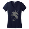 think big Women's V-Neck T-Shirt