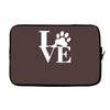 love paw sticker vinyl decal Laptop sleeve