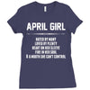 April Girl Hated By Many Ladies Fitted T-Shirt