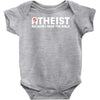 atheist bible lies god sinner agnostic humanist athiest Baby Onesie