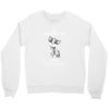 all i care about are cats and like 3 people Crewneck Sweatshirt