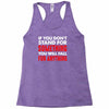 stand for something Racerback Tank