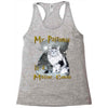 maine coon Racerback Tank
