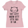 weird kitty Ladies Fitted T-Shirt