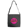 mustache Adjustable Strap Totes