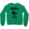pugs not drugs Crewneck Sweatshirt