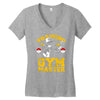 training to be gym master Women's V-Neck T-Shirt