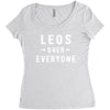 Leos Over Everyone Women's Triblend Scoop T-shirt