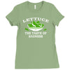 lettuce, the taste of sadness Ladies Fitted T-Shirt