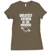 Greatest Father In The Universe Ladies Fitted T-Shirt
