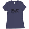 game over Ladies Fitted T-Shirt