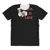 pizza is love pizza is life All Over Women's T-shirt