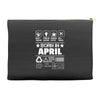 Born In April Accessory Pouches
