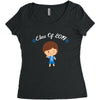 class o f 2019 .cool boy. Women's Triblend Scoop T-shirt