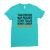 best dad ever fathers Ladies Fitted T-Shirt