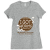 i got worms t shirt Ladies Fitted T-Shirt
