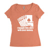 bought this shirt with your money poker Women's Triblend Scoop T-shirt