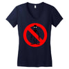stop alien Women's V-Neck T-Shirt