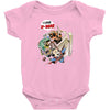 deadpool and superman Baby Bodysuit