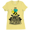 I Am Bee Actually In A Very Commited Relationship Ladies Fitted T-Shirt