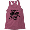 happy father's day 2 Racerback Tank