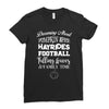 dreaming about pumpkin spice hayrides footbal falling leaves family ti Ladies Fitted T-Shirt