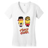 minion fighter Women's V-Neck T-Shirt