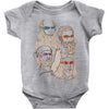 shh, the rat is our patron Baby Onesie