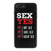 SEX YES HOT SEX SAFE SEX GREAT SEX iPhone 7 Plus Case
