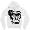 monkey face Zipper Hoodie