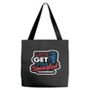 star spangled hammered Tote Bags