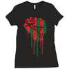 black power Ladies Fitted T-Shirt
