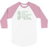 cucumbers soaked in evil 3/4 Sleeve Shirt