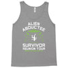 alien abductee survivor tour ufo nerd geek comic funny Tank Top