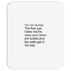i'm not clumsy Mousepad