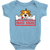 bad dog 3 Baby Bodysuit
