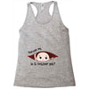 October Peeking Out Baby Boy Racerback Tank