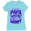 papa grumpy Ladies Fitted T-Shirt