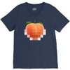peach t V-Neck Tee